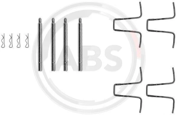 Kit d'accessoires, plaquette de frein à disque A.B.S. 0976Q