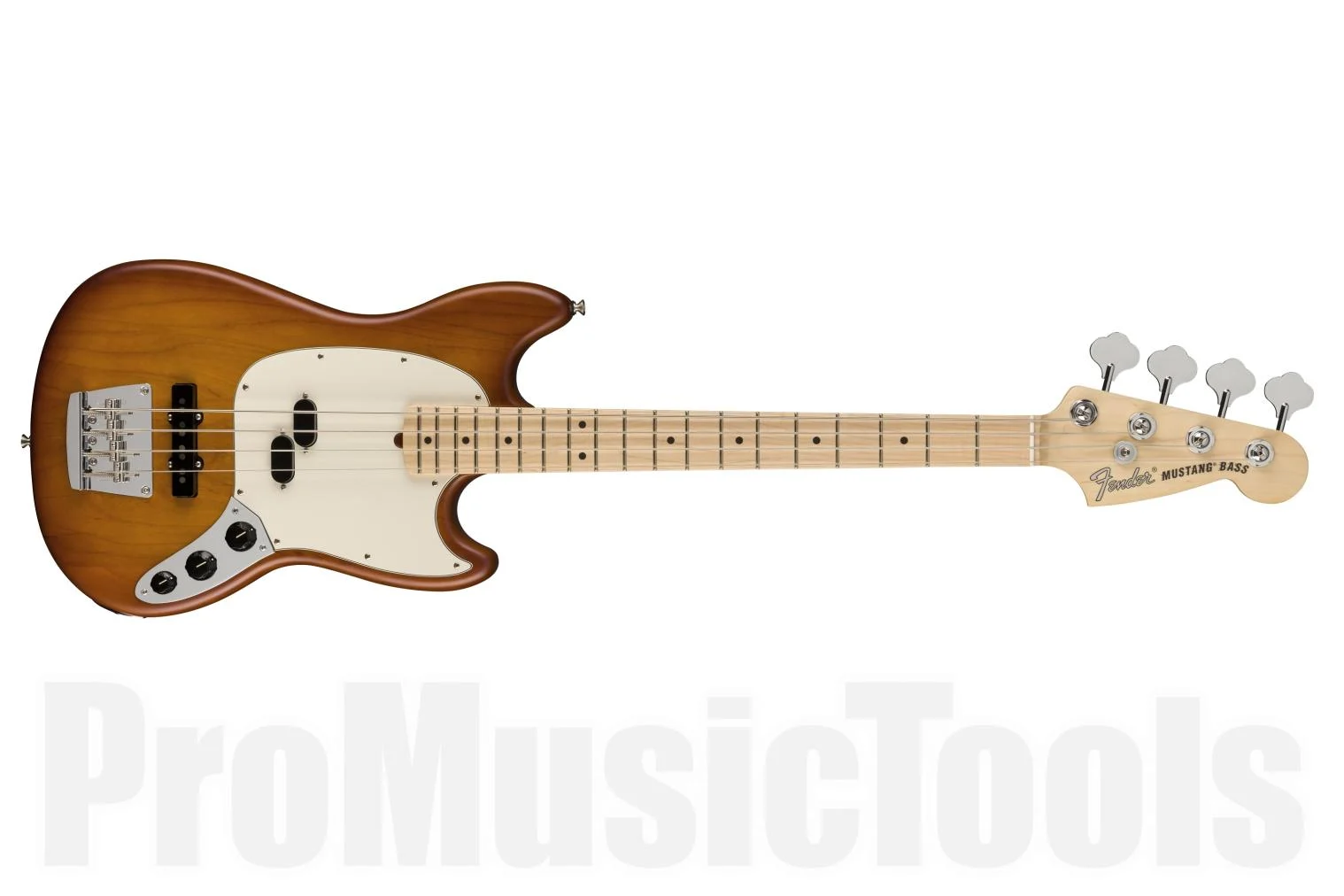 Fender American Performer Mustang Bass MN HBY SAT - Honey Burst