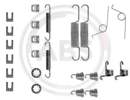 Kit d'accessoires, mâchoire de frein A.B.S. 0611Q