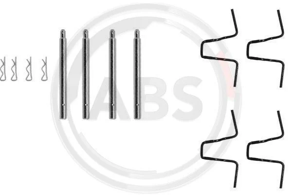 Kit d'accessoires, plaquette de frein à disque A.B.S. 0978Q
