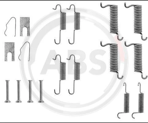 Kit d'accessoires, mâchoire de frein A.B.S. 0536Q