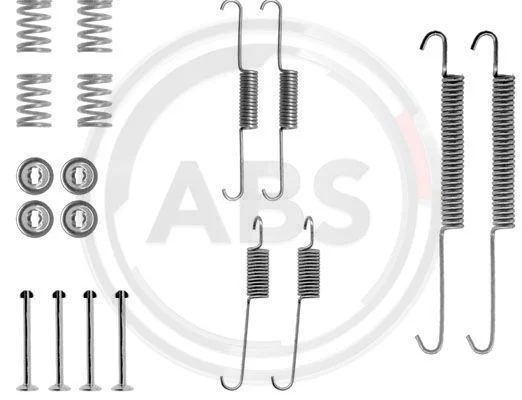 Kit d'accessoires, mâchoire de frein A.B.S. 0613Q