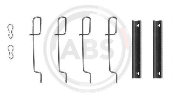 Kit d'accessoires, plaquette de frein à disque A.B.S. 0992Q