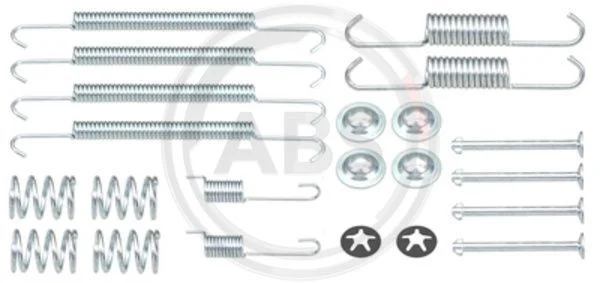 Kit d'accessoires, mâchoire de frein A.B.S. 0037Q