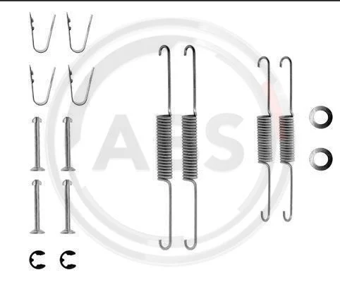 Kit d'accessoires, mâchoire de frein A.B.S. 0578Q