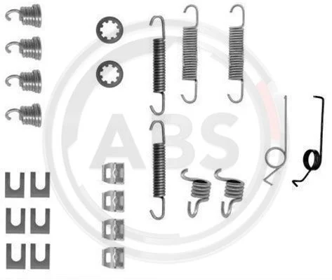 Kit d'accessoires, mâchoire de frein A.B.S. 0519Q