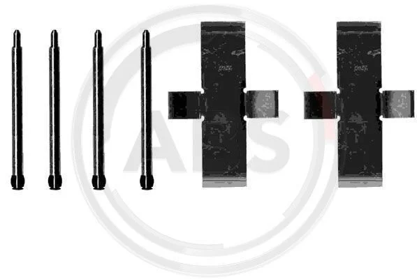 Kit d'accessoires, plaquette de frein à disque A.B.S. 1003Q