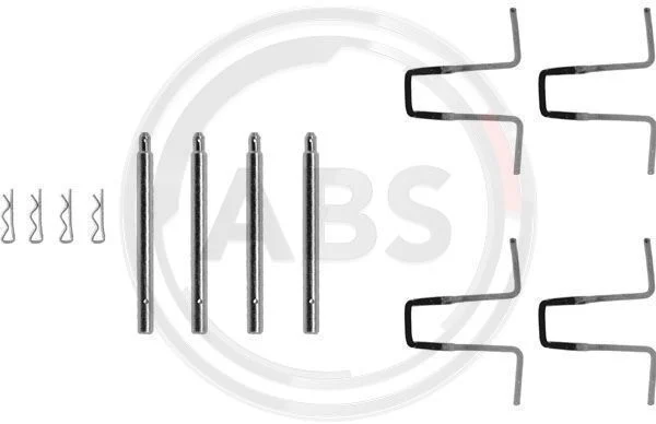 Kit d'accessoires, plaquette de frein à disque A.B.S. 0977Q