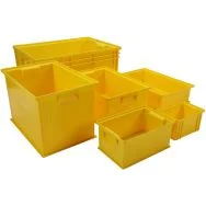 Bac gerbable - Jaune - Longueur 200 à 630 mm - 3,6 à 85 L