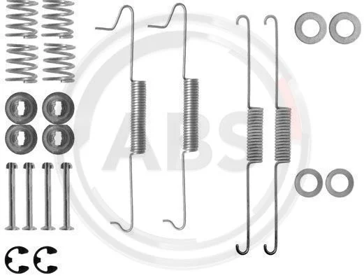 Kit d'accessoires, mâchoire de frein A.B.S. 0623Q