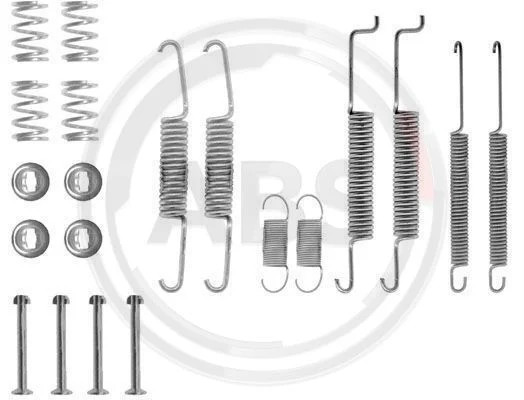 Kit d'accessoires, mâchoire de frein A.B.S. 0597Q