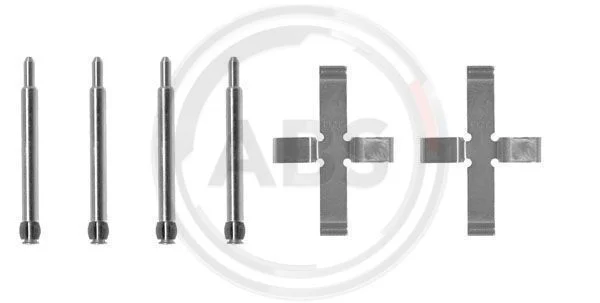 Kit d'accessoires, plaquette de frein à disque A.B.S. 0980Q