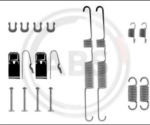 Kit d'accessoires, mâchoire de frein A.B.S. 0582Q