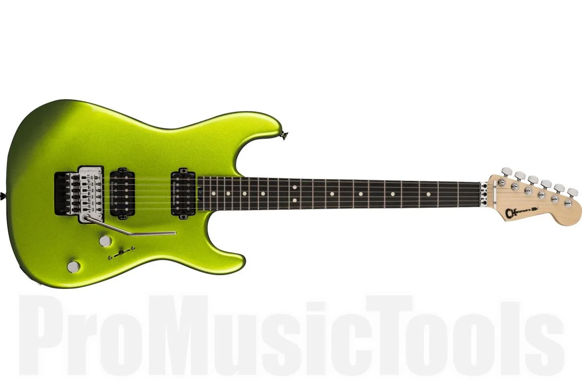 Charvel Pro-Mod San Dimas Style 1 HH FR E EB - Lime Green Metallic