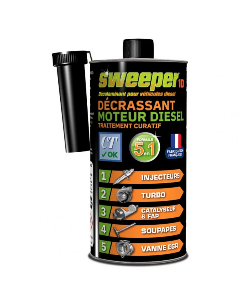 Décalaminant moteur Diesel 1L - Sweeper