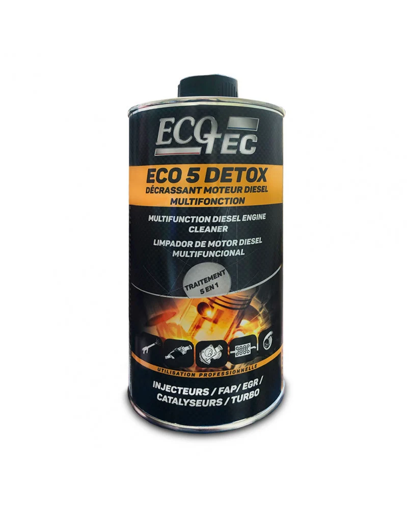 Décrassant moteur diesel ECO 5 DETOX, 1L - Ecotec