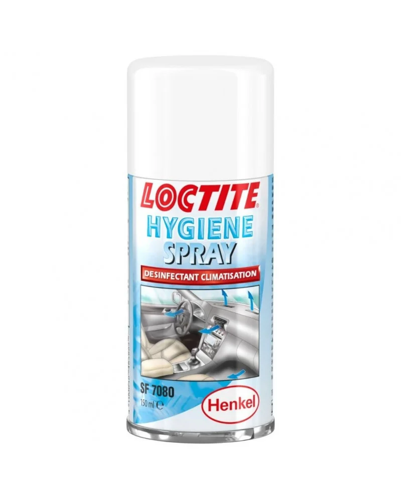 Désinfectant climatisation voiture, 150ml - Loctite