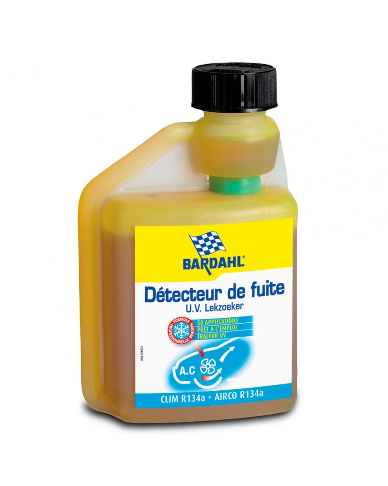 Détecteur de fuite (R134a) réagissant aux UV 250ml - Bardahl