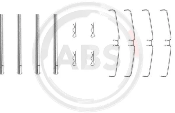 Kit d'accessoires, plaquette de frein à disque A.B.S. 0965Q