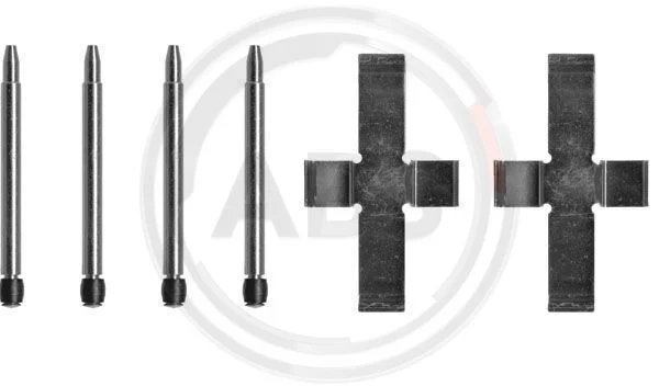 Kit d'accessoires, plaquette de frein à disque A.B.S. 0958Q