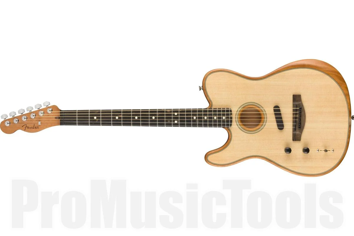 Fender American Acoustasonic Telecaster - Left-Handed EB - Natural