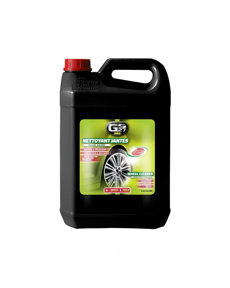 Nettoyant jantes, sans acide, concentré 5L - GS27
