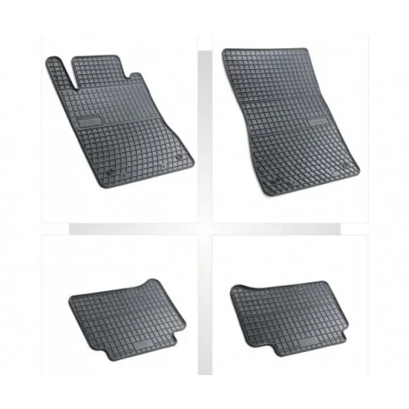 Tapis de sol auto sur mesure caoutchouc MERCEDES CLASSE E (W211) de 2002 à 2009.