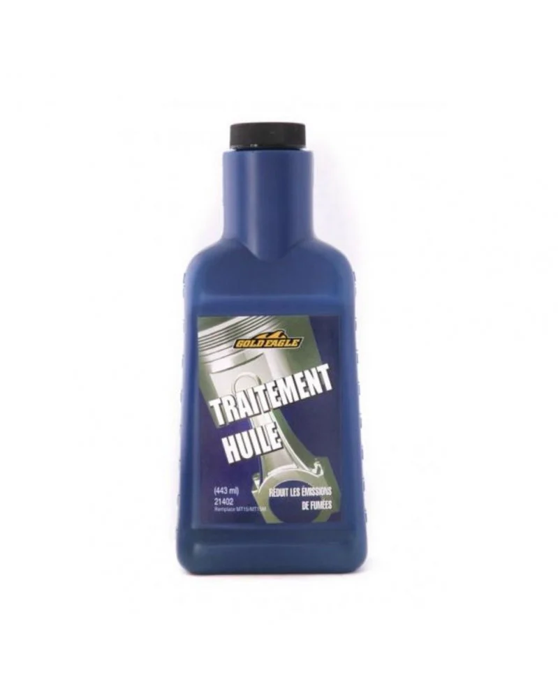 Traitement huile moteur, réduction fumées 443ml Gold-Eagle
