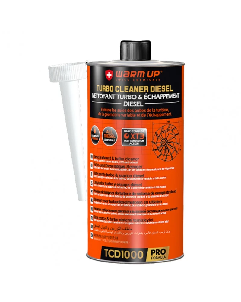 Turbo Cleaner Diesel nettoyant turbo préventif et curatif 1L - Warm Up