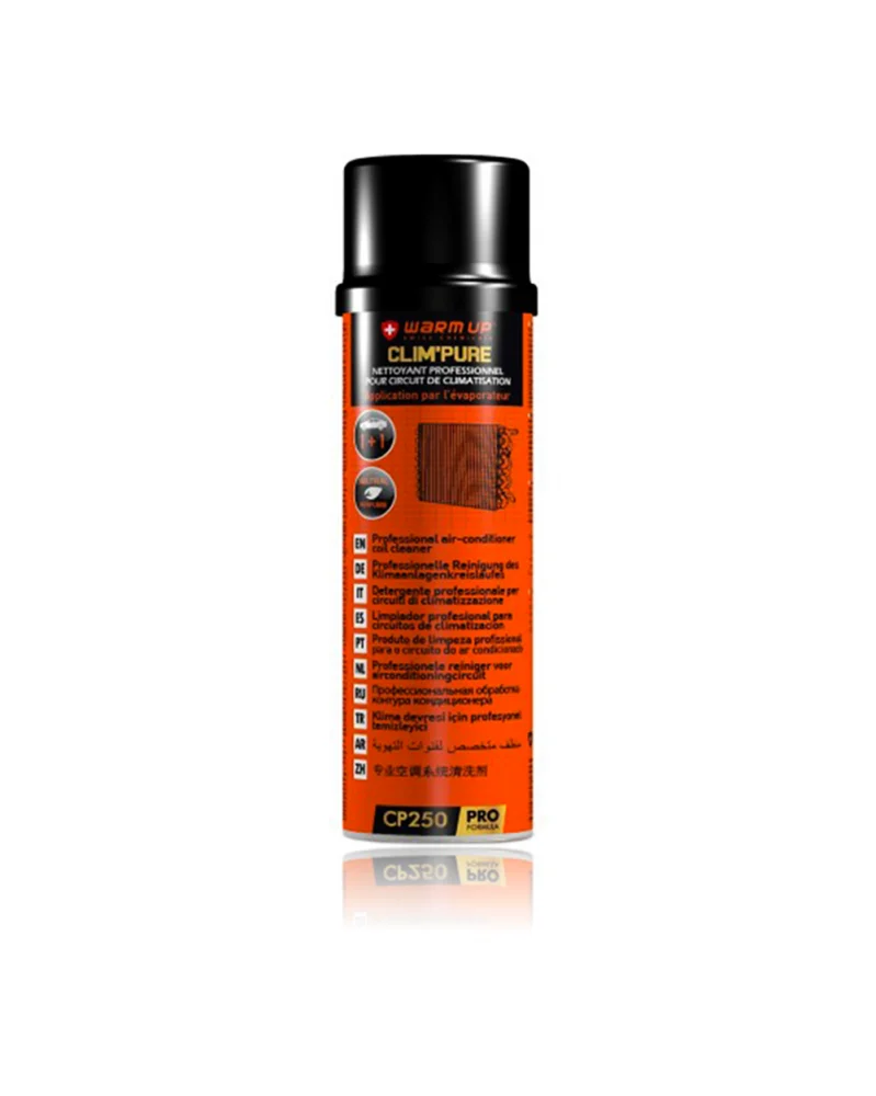 WARM UP CLIM' PURE nettoyant professionnel pour circuit de climatisation (250 ml)